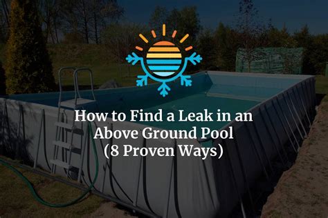 most common above ground pool leaks|5 Most Common Pool Leaks: How to Find & Fix (2024)